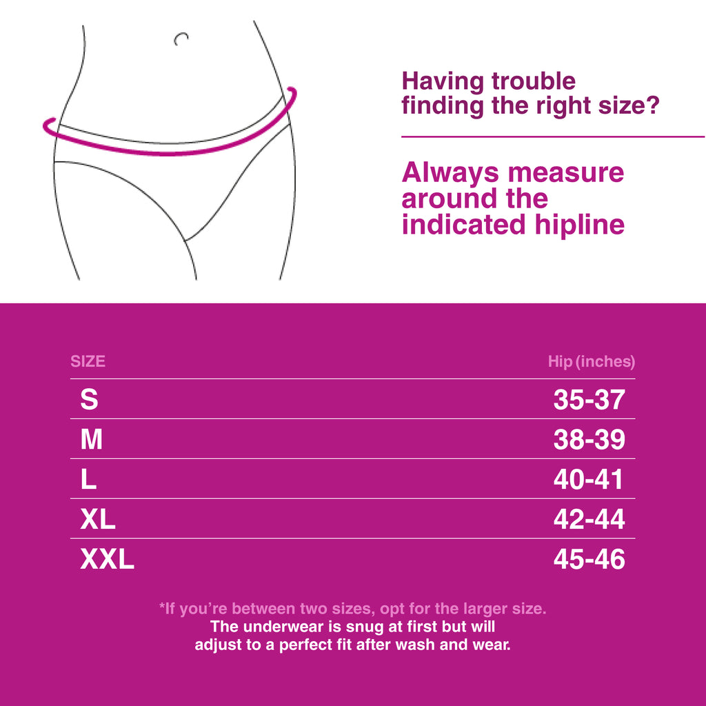 Incontinence Panties for Light-moderate Leak