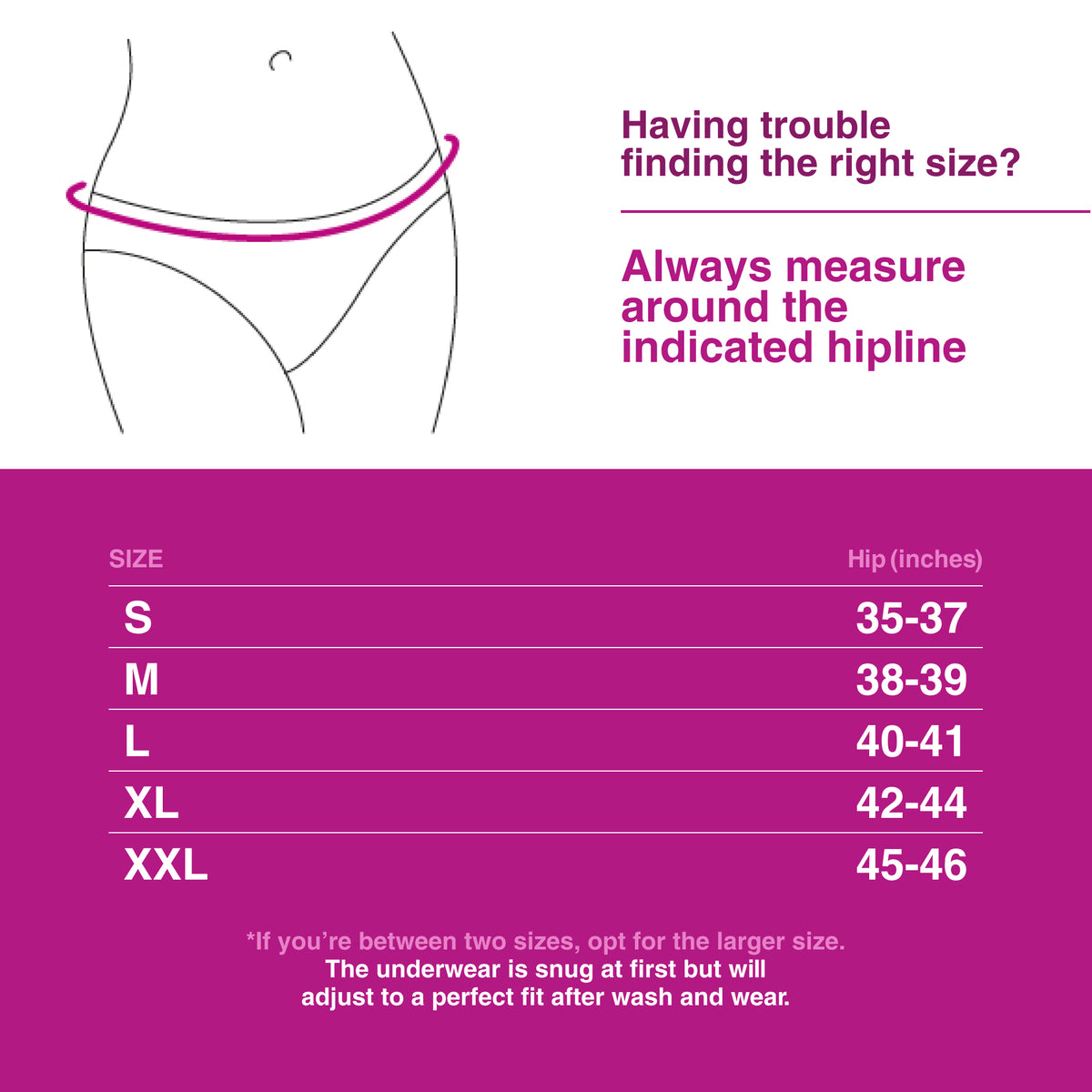 Incontinence Maxi Panties for Light-moderate Leak